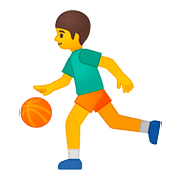 Emoji ⛹️ Persona Che Fa Rimbalzare Una Palla su Google Android 8.0.