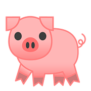 🐖 Emoji Porco na Google Android 8.0.