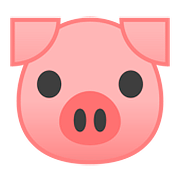🐷 Emoji Cara De Cerdo en Google Android 8.0.