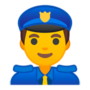 Émoji 👮 Officier De Police sur Google Android 8.0.