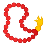 Emoji 📿 Rosario su Google Android 8.0.