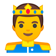 Emoji 🤴 Principe su Google Android 8.0.