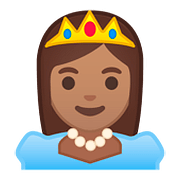 Émoji 👸🏽 Princesse : Peau Légèrement Mate sur Google Android 8.0.