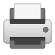 Emoji 🖨️ Stampante su Google Android 8.0.