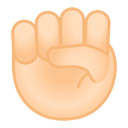 Emoji ✊🏻 Pugno: Carnagione Chiara su Google Android 8.0.
