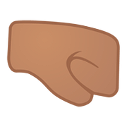 Emoji 🤜🏽 Pugno A Destra: Carnagione Olivastra su Google Android 8.0.