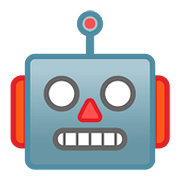 Emoji 🤖 Faccina Di Robot su Google Android 8.0.