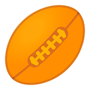 🏉 Emoji Bola De Rugby na Google Android 8.0.