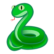 Emoji 🐍 Serpente su Google Android 8.0.