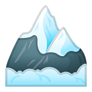 🏔️ Emoji Montanha Com Neve na Google Android 8.0.