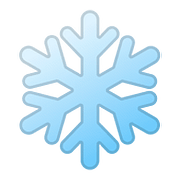 Emoji ❄️ Fiocco Di Neve su Google Android 8.0.