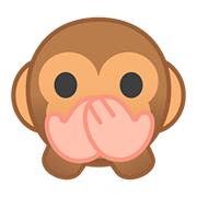 🙊 Emoji Mono Con La Boca Tapada en Google Android 8.0.