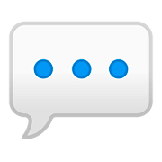 Emoji 💬 Fumetto su Google Android 8.0.