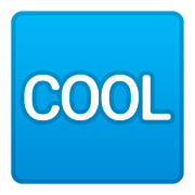 Emoji 🆒 Pulsante COOL su Google Android 8.0.