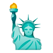 Émoji 🗽 Statue De La Liberté sur Google Android 8.0.