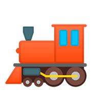 Émoji 🚂 Locomotive sur Google Android 8.0.