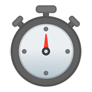 Émoji ⏱️ Chronomètre sur Google Android 8.0.