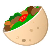 Émoji 🥙 Kebab sur Google Android 8.0.