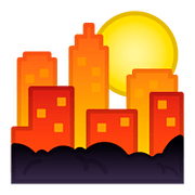 🌇 Emoji Sonnenuntergang in der Stadt Google Android 8.0.