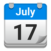Emoji 📆 Calendario A Strappo su Google Android 8.0.