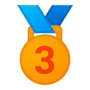 Émoji 🥉 Médaille De Bronze sur Google Android 8.0.