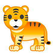 🐅 Emoji Tigre en Google Android 8.0.