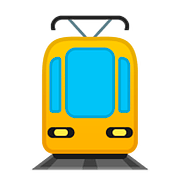 Émoji 🚊 Tramway sur Google Android 8.0.