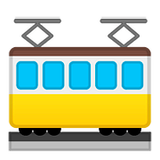 🚋 Emoji Vagón De Tranvía en Google Android 8.0.