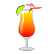 🍹 Emoji Bebida Tropical en Google Android 8.0.