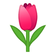 🌷 Emoji Tulipán en Google Android 8.0.