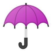 Émoji ☂️ Parapluie Ouvert sur Google Android 8.0.