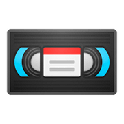 Emoji 📼 Videocassetta su Google Android 8.0.