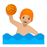 🤽🏼 Emoji Wasserballspieler(in): mittelhelle Hautfarbe Google Android 8.0.