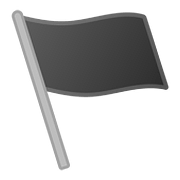 🏴 Emoji schwarze Flagge Google Android 8.0.