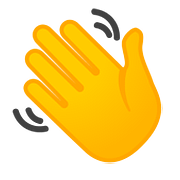 Emoji 👋 Mano Che Saluta su Google Android 8.0.
