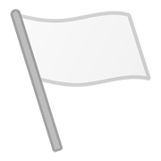 🏳️ Emoji Bandera Blanca en Google Android 8.0.