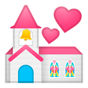 💒 Emoji Iglesia Celebrando Boda en Google Android 8.0.