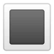 Emoji 🔳 Tasto Quadrato Nero Con Bordo Bianco su Google Android 8.0.