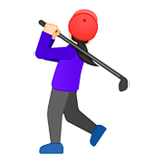 🏌🏻‍♀️ Emoji Mujer Jugando Al Golf: Tono De Piel Claro en Google Android 8.0.
