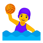 🤽‍♀️ Emoji Mujer Jugando Al Waterpolo en Google Android 8.0.