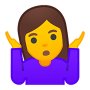 Emoji 🤷‍♀️ Donna Che Scrolla Le Spalle su Google Android 8.0.