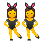 Emoji 👯 Persone Con Orecchie Da Coniglio su Google Android 8.0.