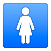 Émoji 🚺 Symbole Toilettes Femmes sur Google Android 8.0.