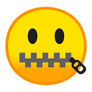 🤐 Emoji Rosto Com Boca De Zíper na Google Android 8.0.