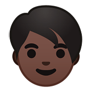 🧑🏿 Emoji Pessoa: Pele Escura na Google Android 8.1.