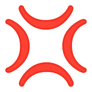 Émoji 💢 Symbole De Colère sur Google Android 8.1.