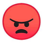 😠 Emoji Rosto Zangado na Google Android 8.1.