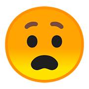 Emoji 😧 Faccina Angosciata su Google Android 8.1.