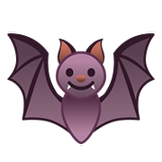 🦇 Emoji Morcego na Google Android 8.1.