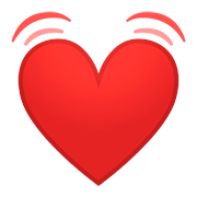 Emoji 💓 Cuore Che Batte su Google Android 8.1.